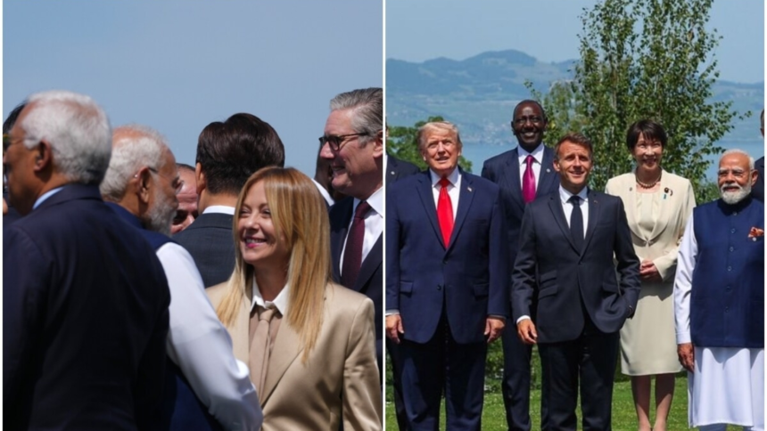 wp-header-logo-299.png PM Modi smiles next to Trump, Meloni, Macron at G7 meet, pictures emerge | India News – Hindustan Times