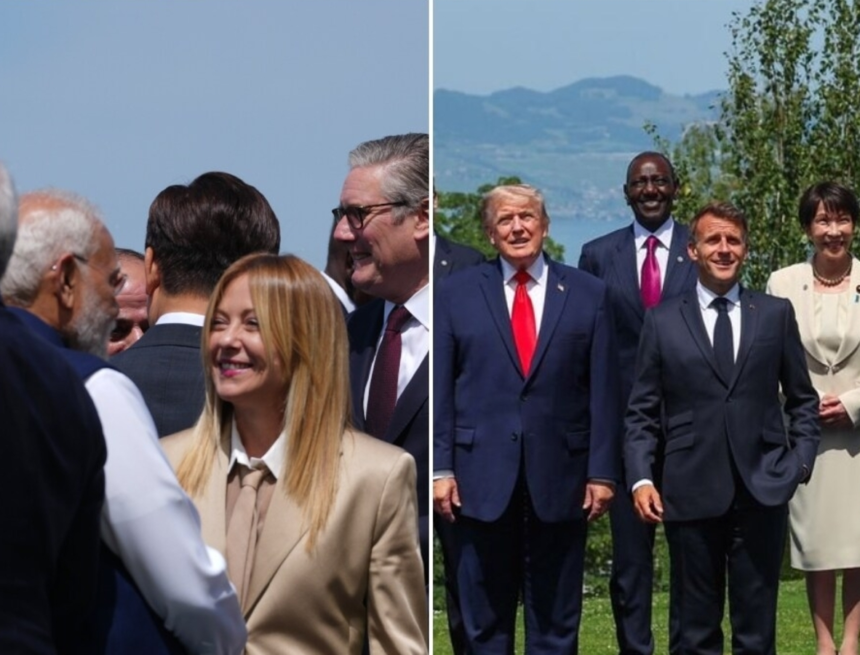 wp-header-logo-299.png PM Modi smiles next to Trump, Meloni, Macron at G7 meet, pictures emerge | India News – Hindustan Times
