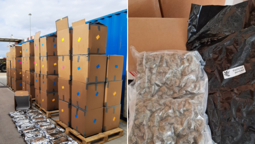 Record-breaking £139m cannabis seizure prompts three arrests – Yahoo News Canada