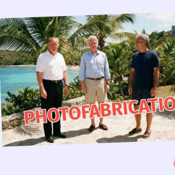 wp-header-logo-375.png Photo Of Trump, Epstein, And Clinton Is AI-Generated – მითების დეტექტორი