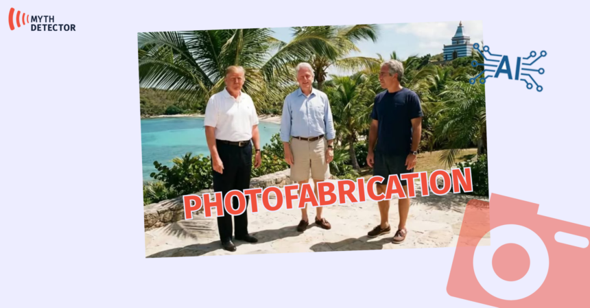 wp-header-logo-375.png Photo Of Trump, Epstein, And Clinton Is AI-Generated – მითების დეტექტორი