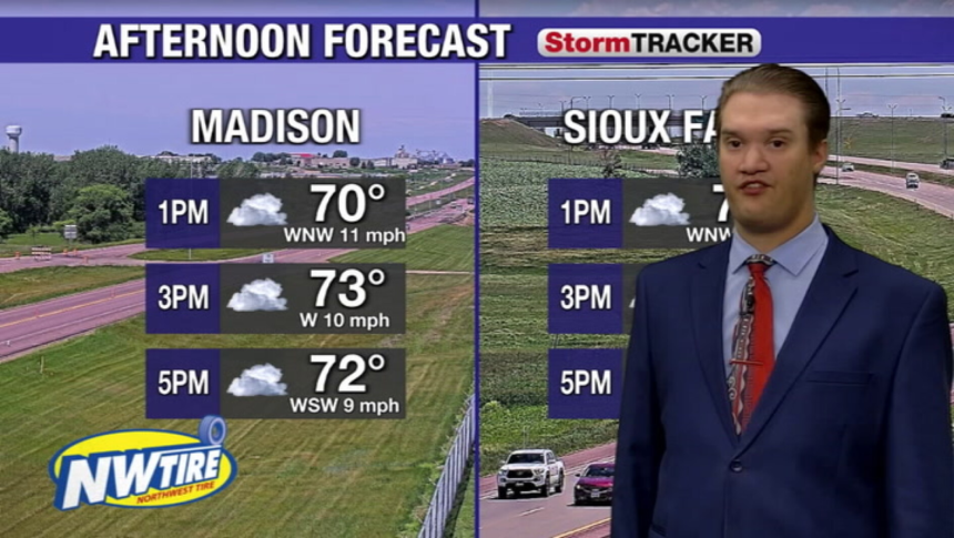 Cloudy skies move back in for the afternoon today – Mitchell Republic