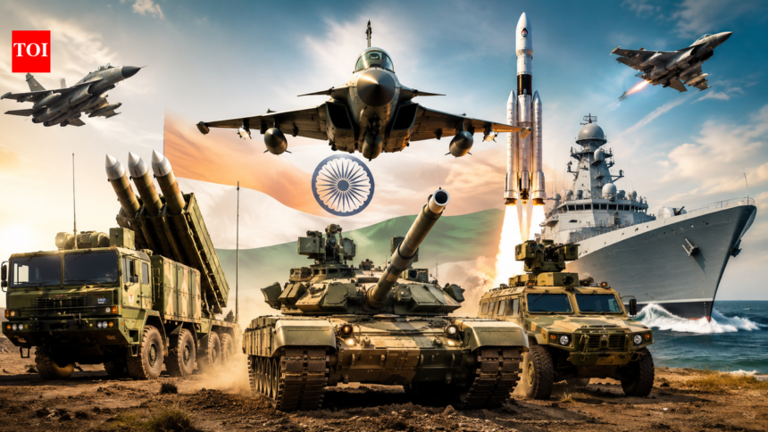 India's defence production more than double in five years, hits record Rs 1.78 lakh crore – The Times of India