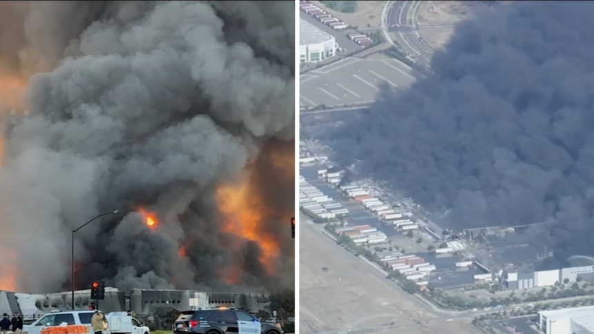 Live updates: Massive Tracy warehouse fire still burning, crews could be there for days – ABC7 Bay Area