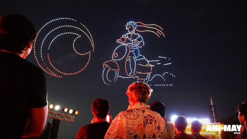 Crunchyroll celebrates Ani-May finale with spectacular drone show and fan celebrations in Delhi – Animation Xpress