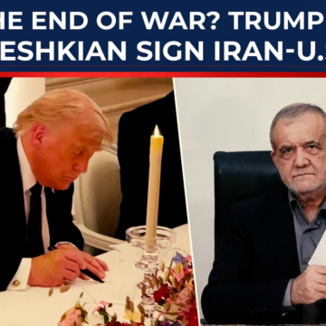 Breaking: US-Iran MoU signed remotely by both Trump and Pezeshkian to end the brutal Middle East war | Videos – Hindustan Times