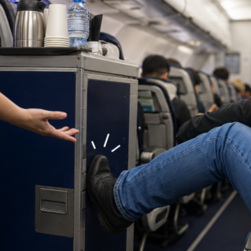 German passenger kicks cabin crew on Frankfurt-Hyderabad flight after trolley hits his leg