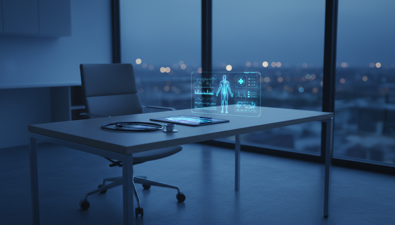 Microsoft AI diagnosis system MAI-DxO medical superintelligence concept