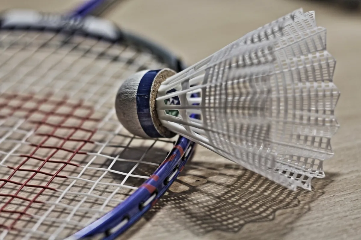 Badminton racket and shuttlecock, illustrating PV Sindhu French Open final